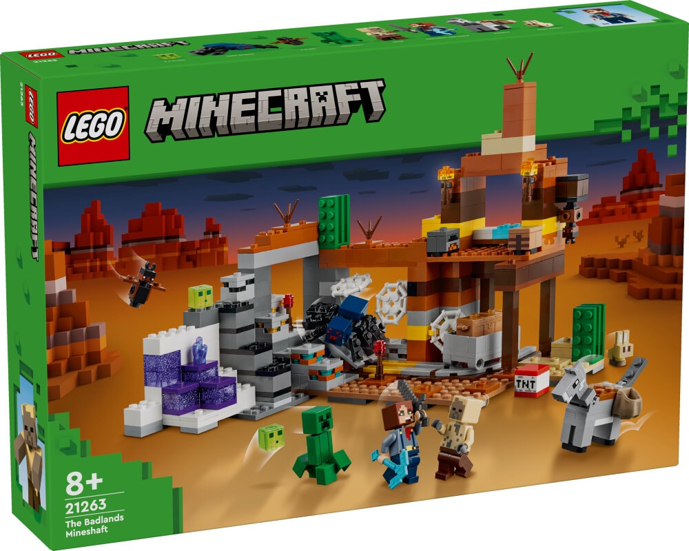 LEGO Minecraft - De woestenijmijnschacht 8+