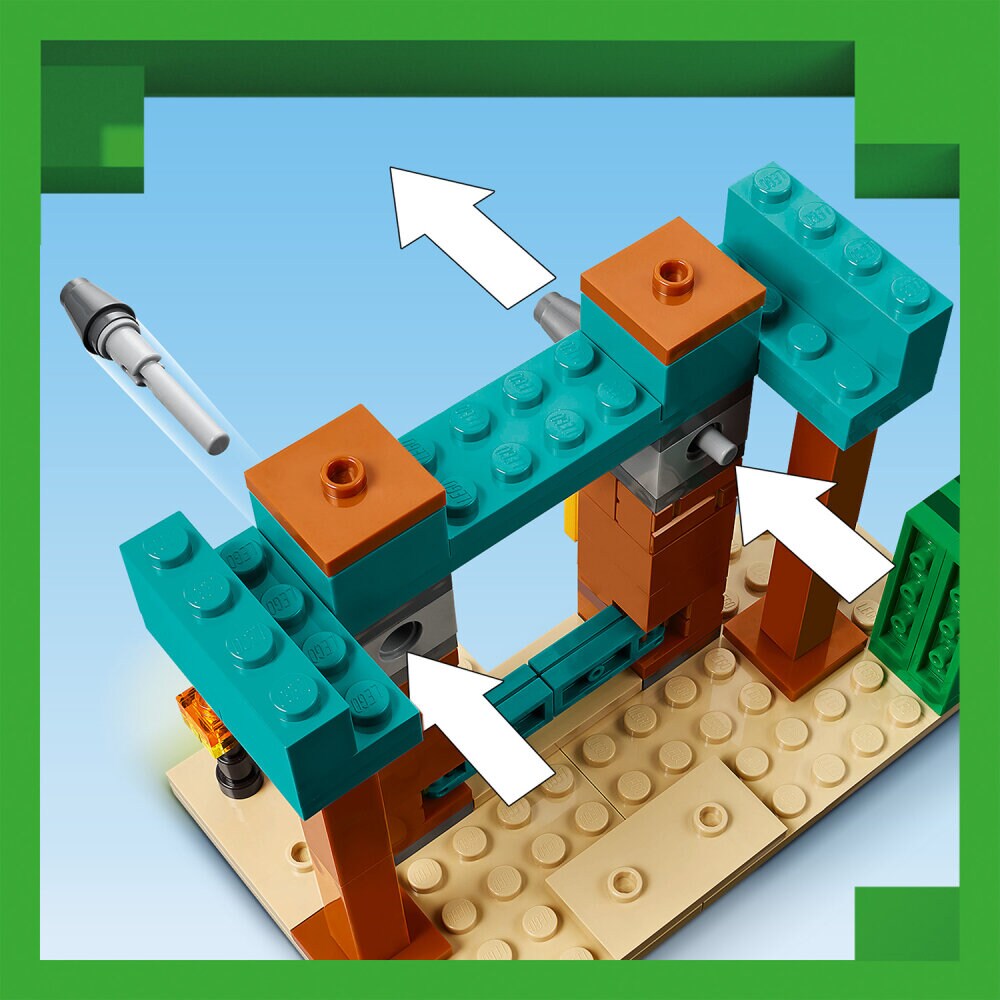 LEGO Minecraft - De Illagers in de woestijn 7+