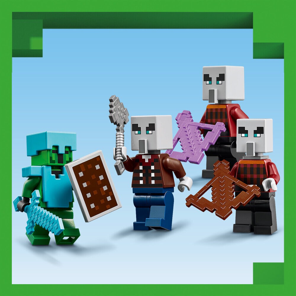 LEGO Minecraft - De Illagers in de woestijn 7+