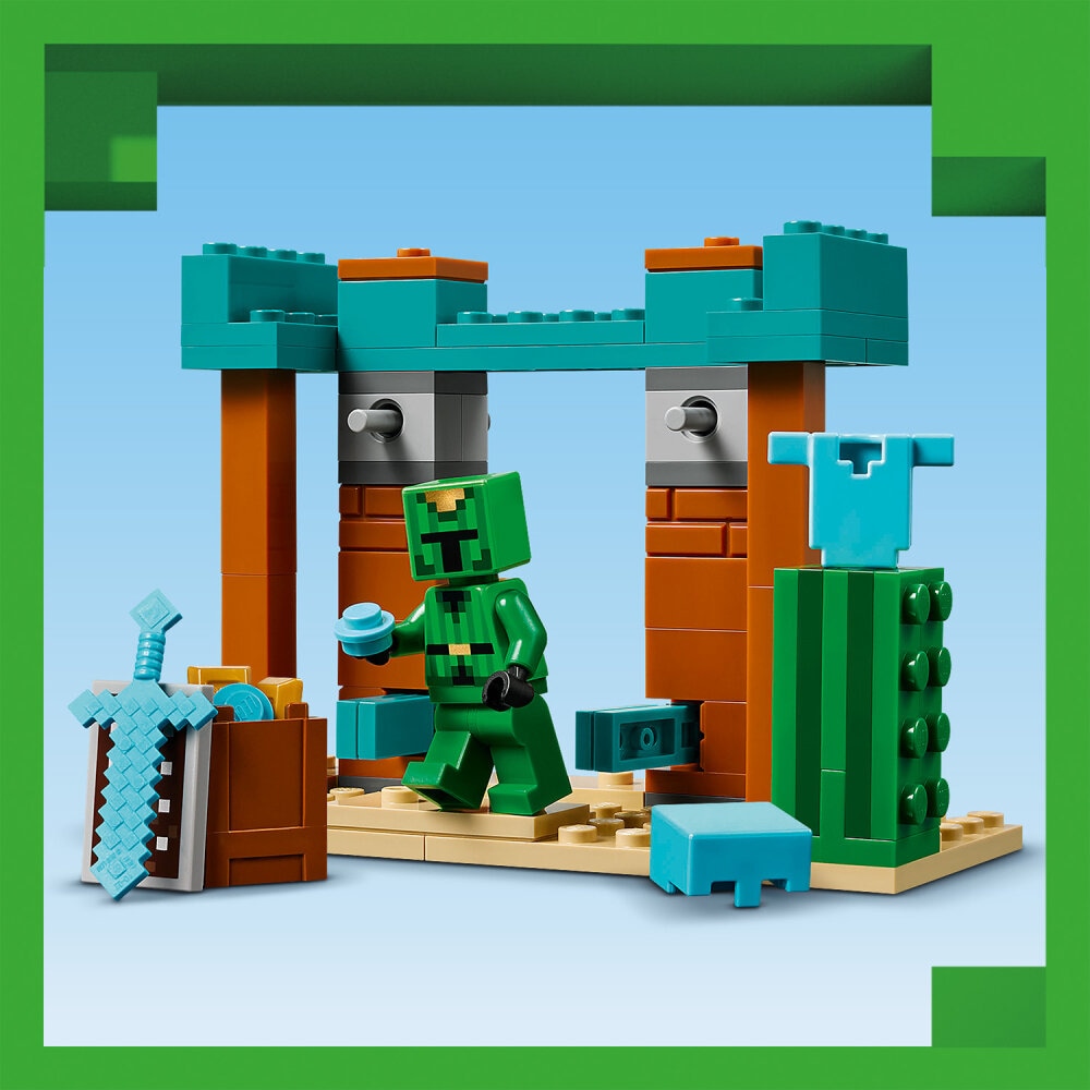 LEGO Minecraft - De Illagers in de woestijn 7+