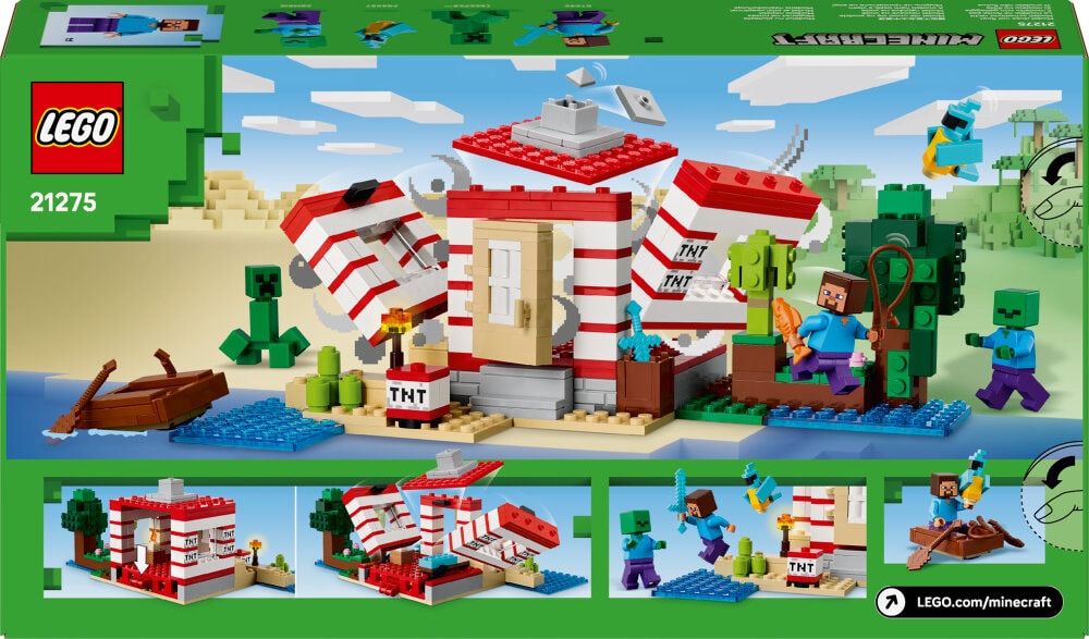 LEGO Minecraft - Het TNT junglehuis 8+