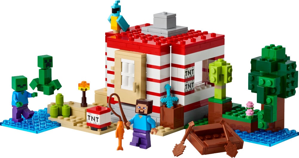 LEGO Minecraft - Het TNT junglehuis 8+