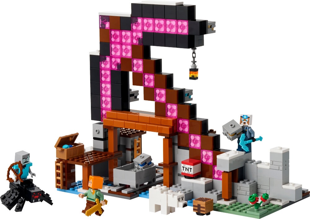 LEGO Minecraft - De pikhouweelmijn 8+