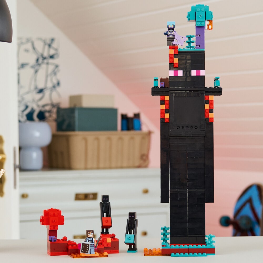 LEGO Minecraft - De Enderman toren 9+