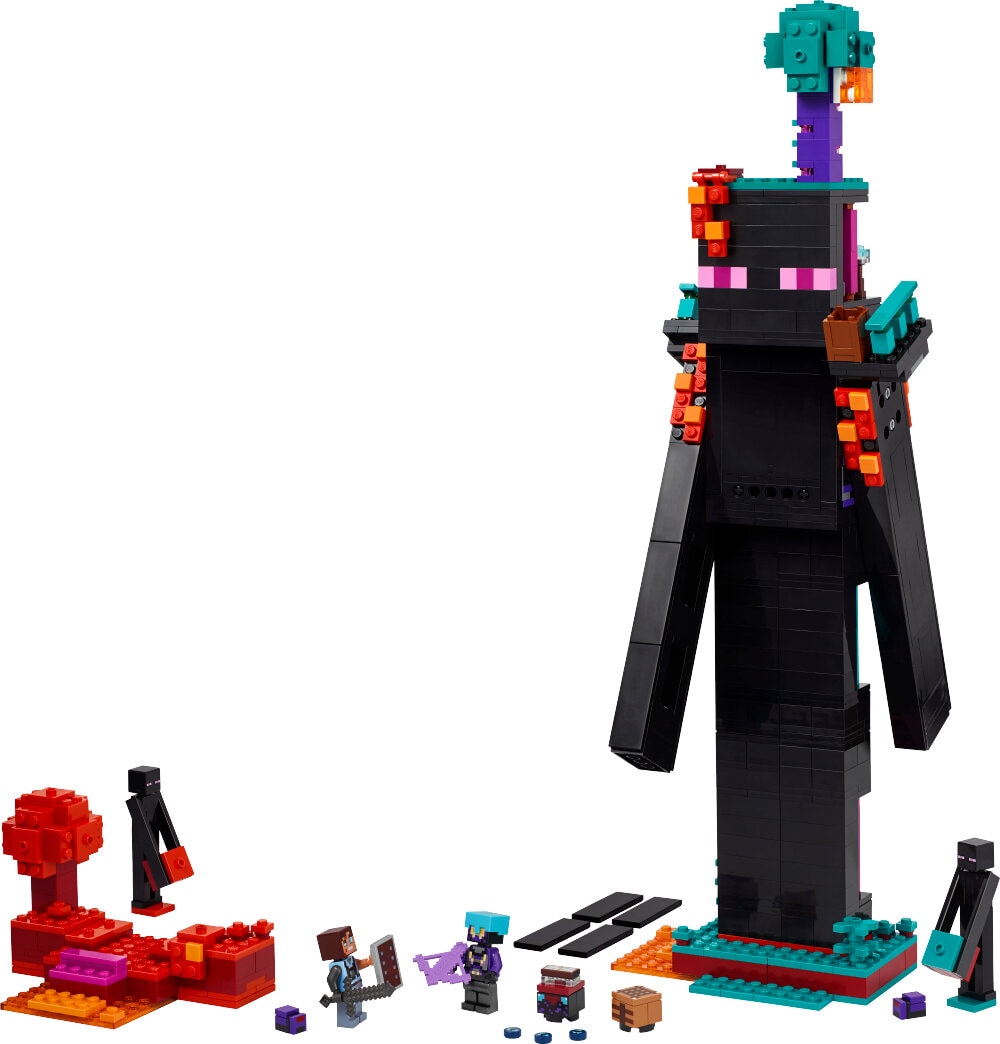 LEGO Minecraft - De Enderman toren 9+