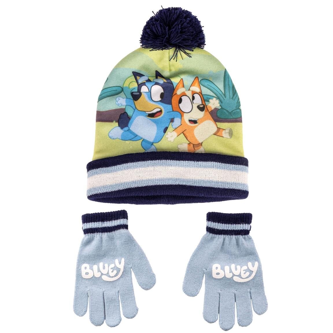 Bluey - Muts en handschoenen
