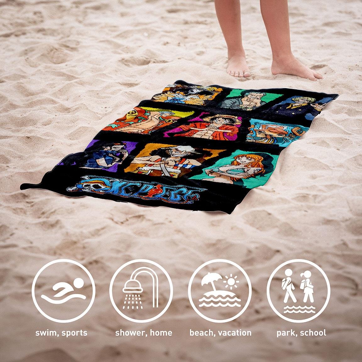 One Piece - Katoenen Handdoek 70 x 140 cm