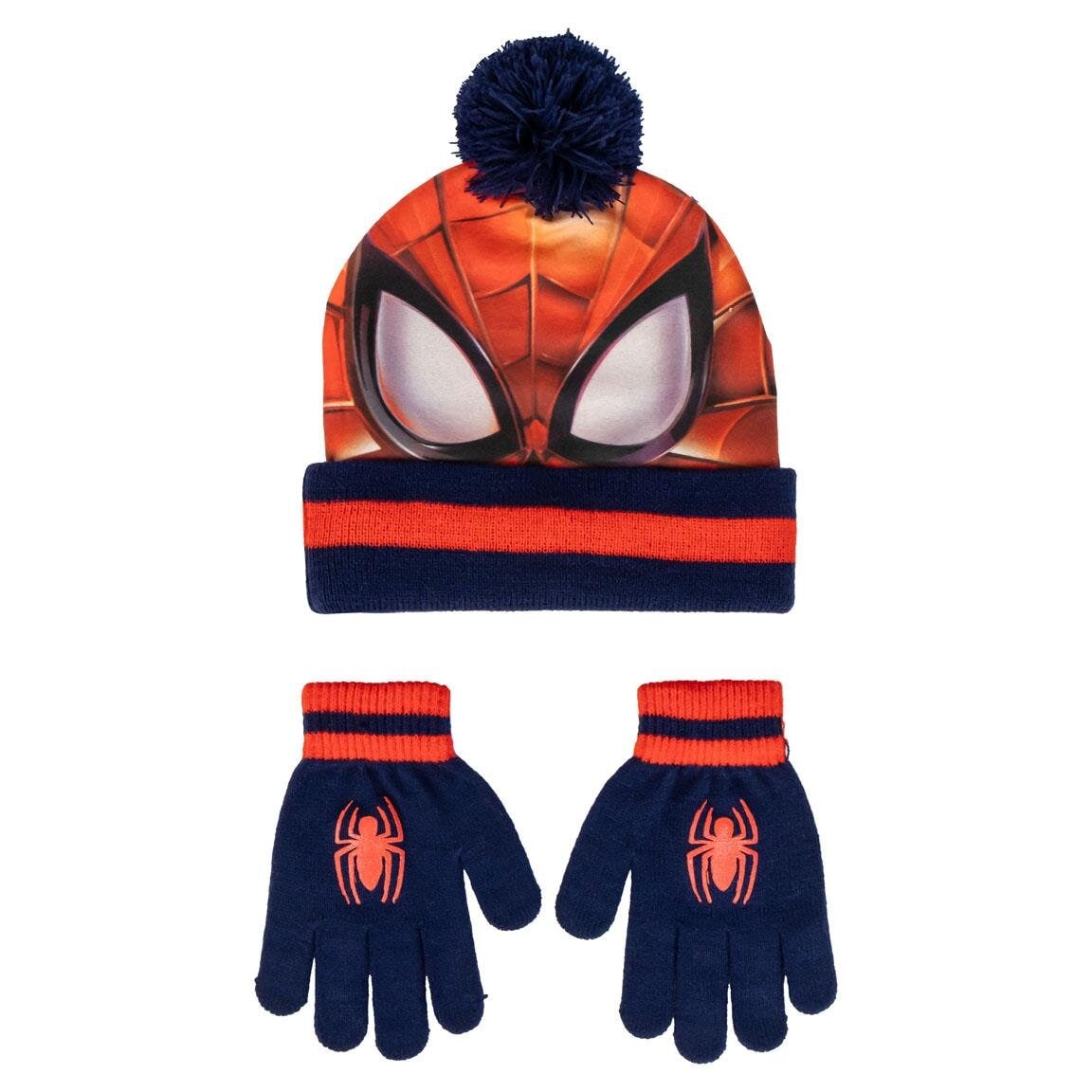 Spiderman Muts en handschoenen