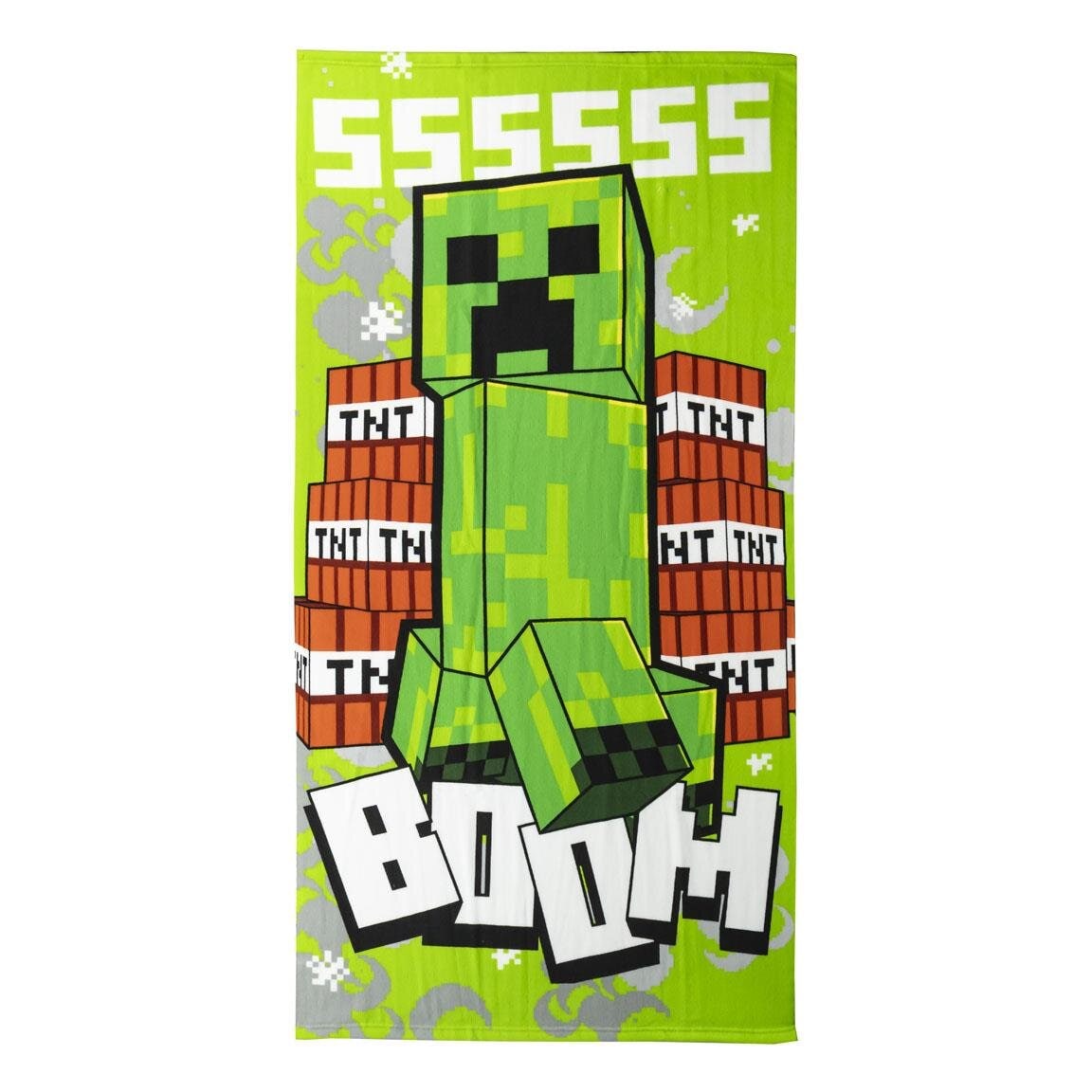 Minecraft - Badhanddoek Creeper 70 x 140 cm