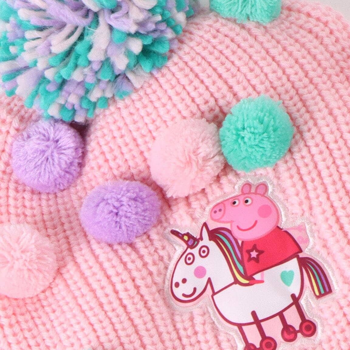 Peppa Pig - Muts, sjaal en handschoenen