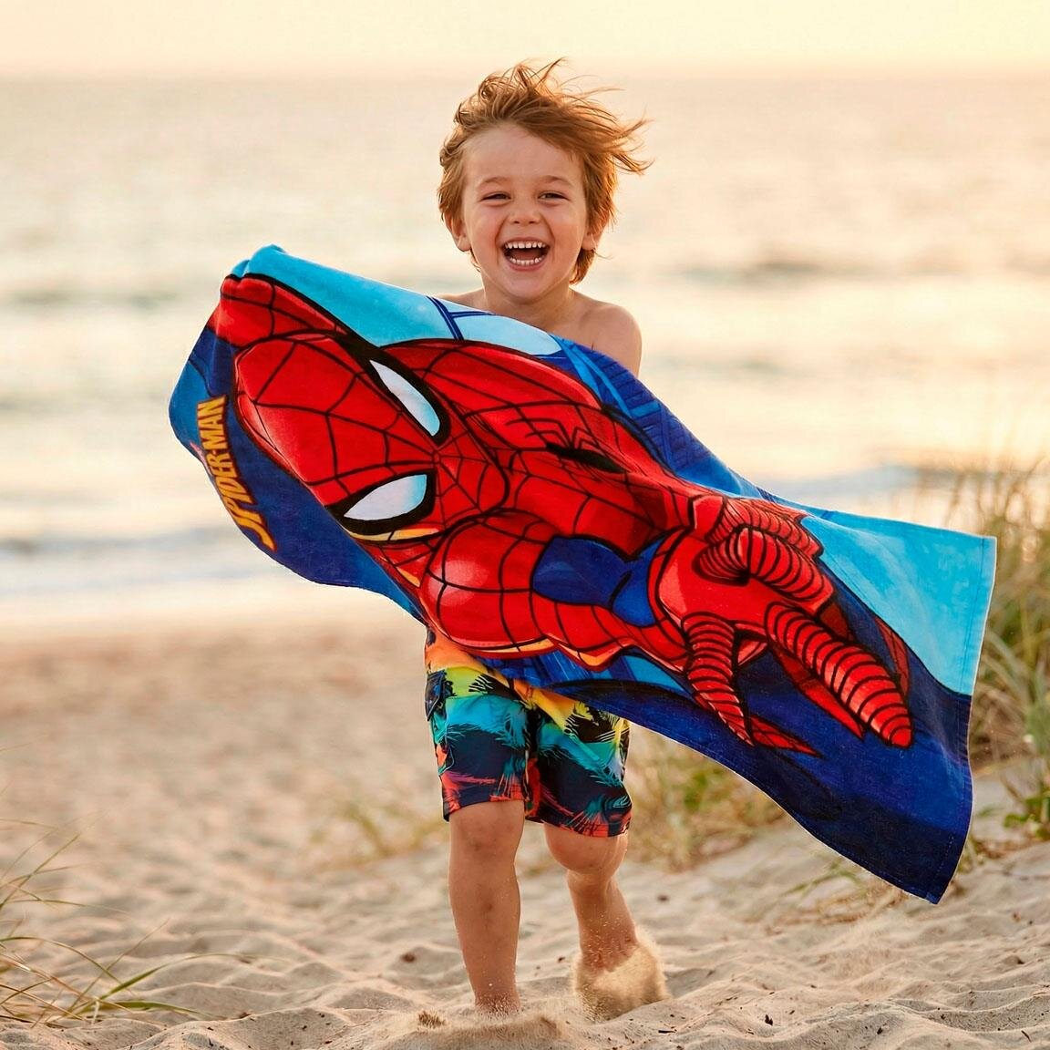 Spiderman Badhanddoek 70 x 140 cm