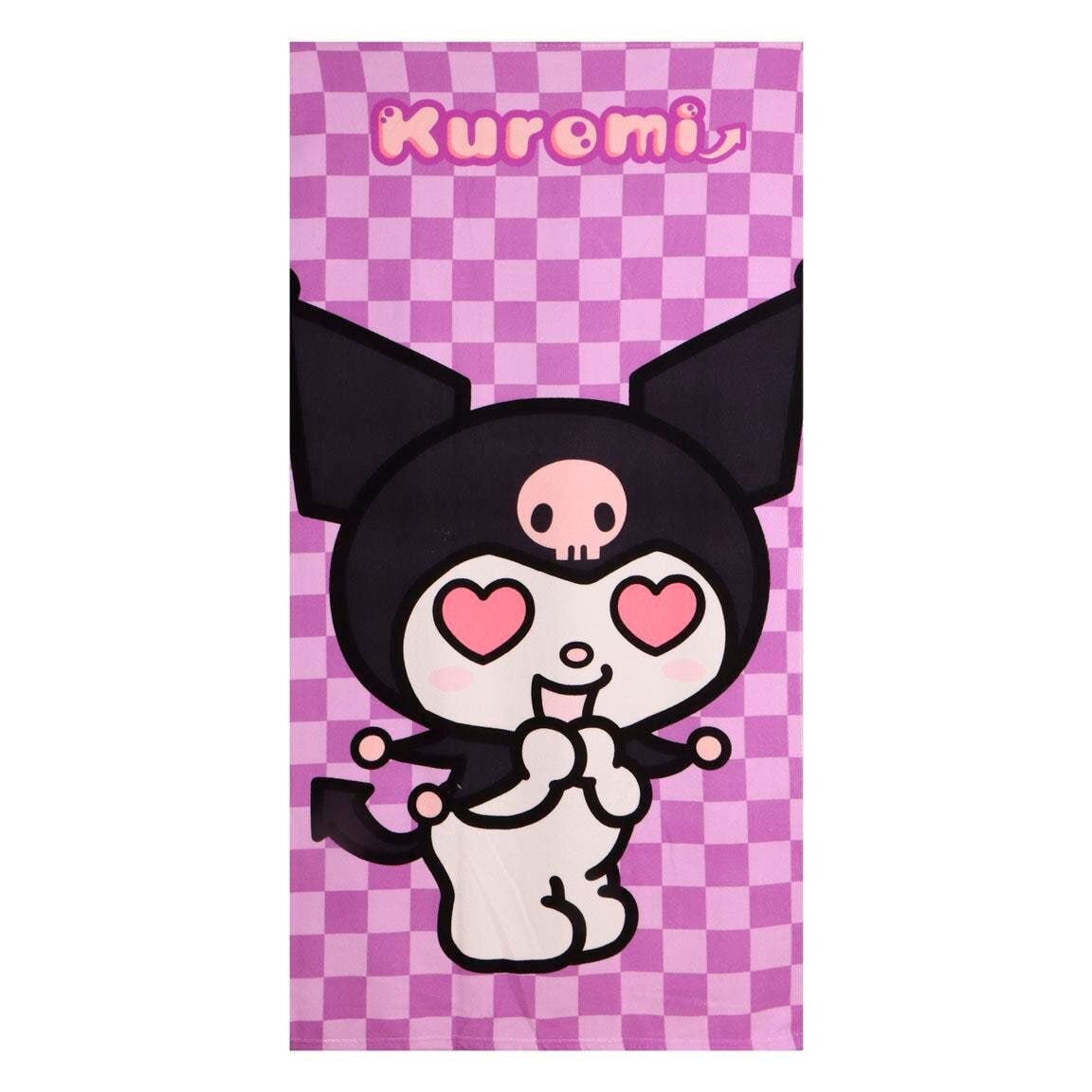 Hello Kitty Kuromi Badhanddoek 70 x 140 cm