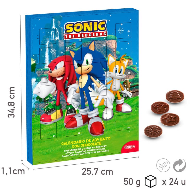 Sonic - Chocolade Adventskalender 50 gram