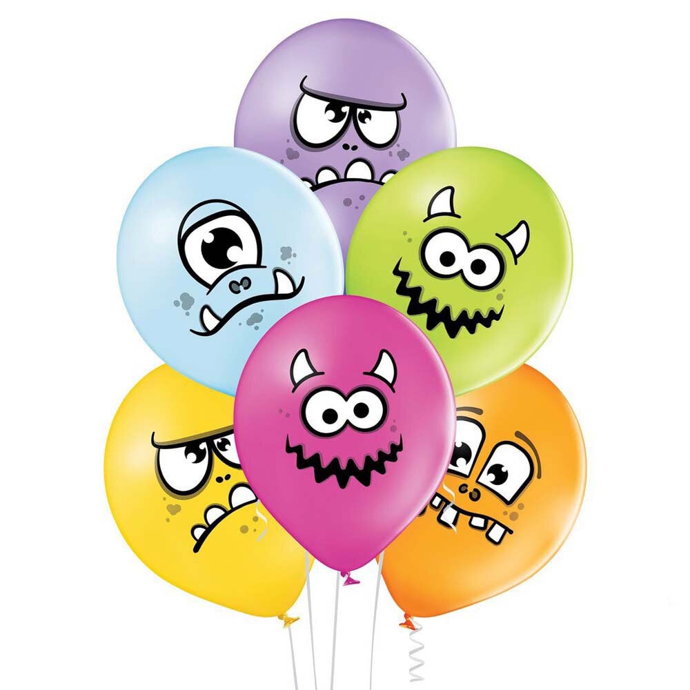 Ballonnen Little Monsters 8 stuks