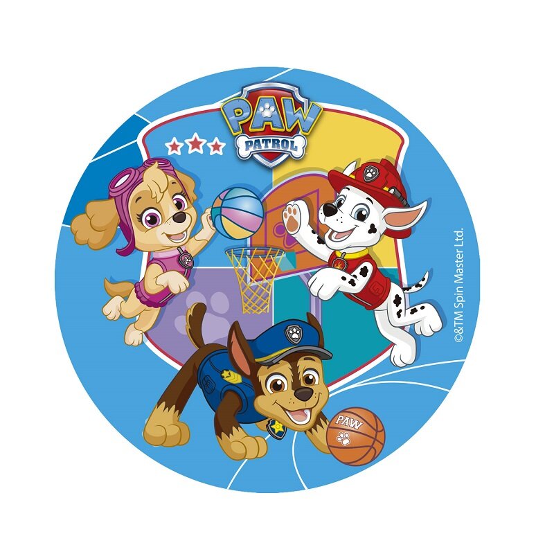 Taartprint Paw Patrol - Fondant 15,5 cm