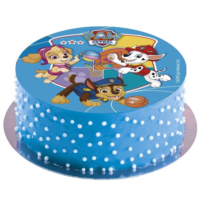 Taartprint Paw Patrol - Fondant 15,5 cm