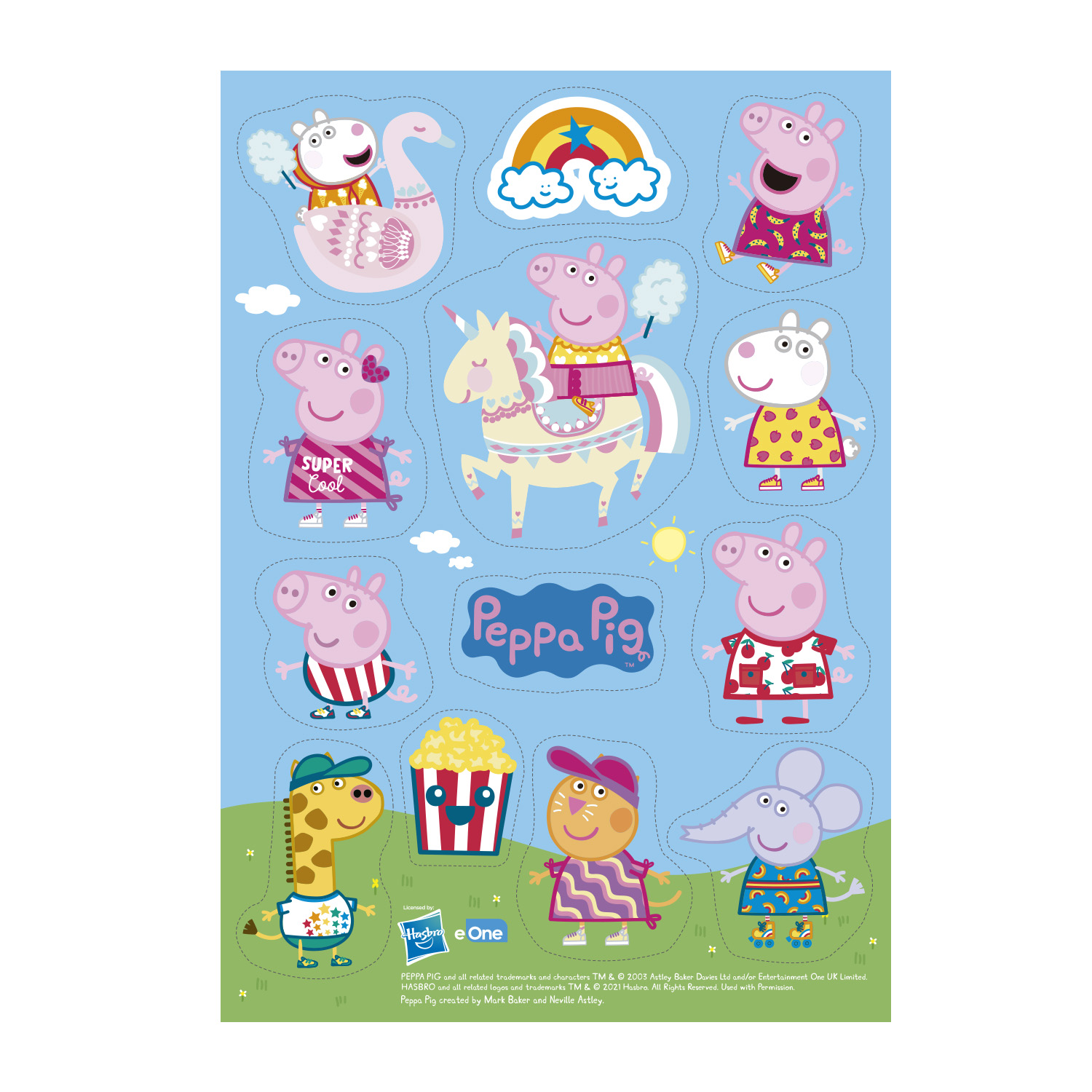 Peppa Pig - Suikerdecoraties 13 stuks