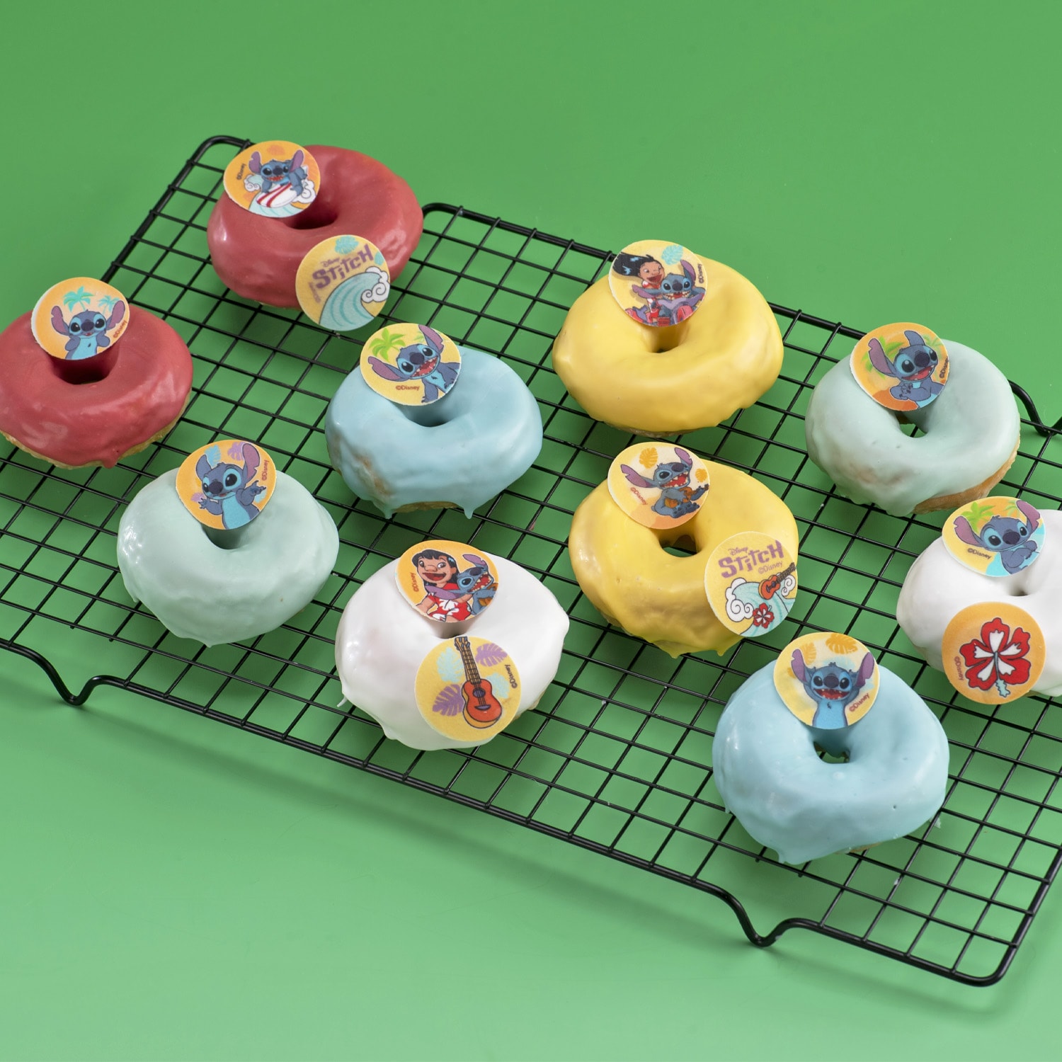 Lilo & Stitch - Eetbare Cupcake Decoraties Fondant 20-pack
