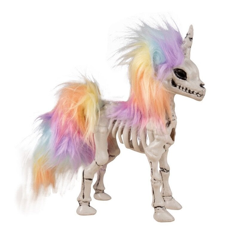 Halloweendecoratie Eenhoornskelet 21 cm