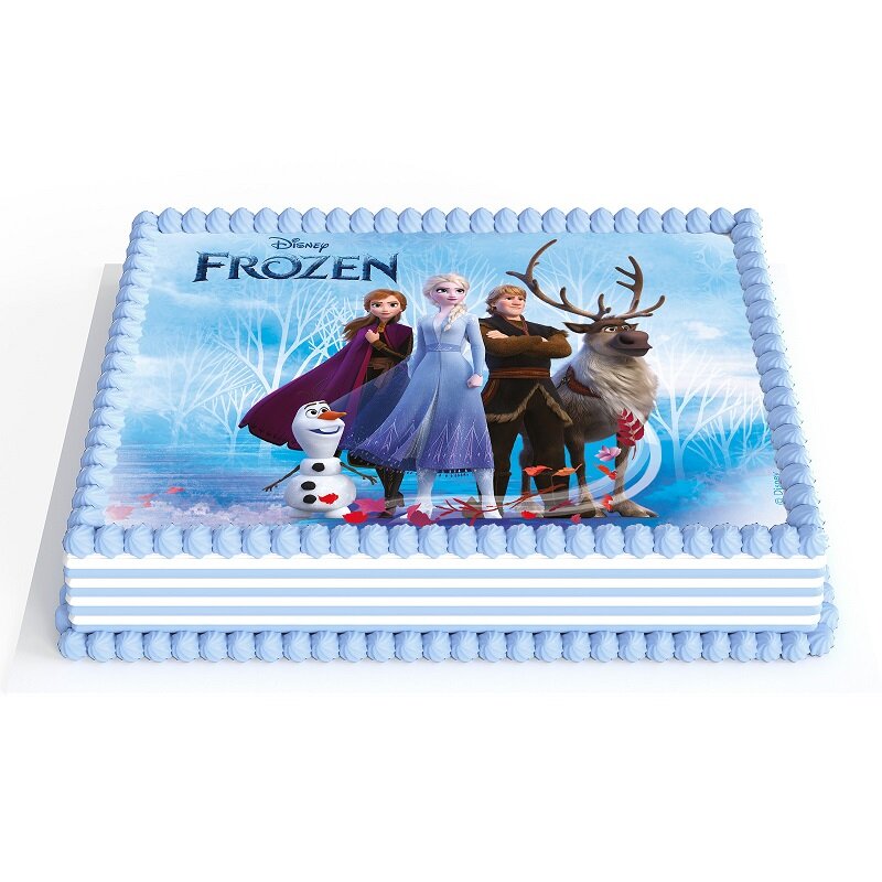 Taartprint Frozen 2 - Fondant 15 x 21 cm