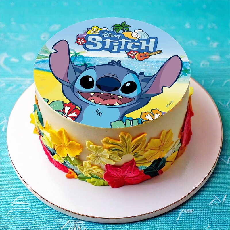 Taartprint Lilo & Stitch - Fondant 20 cm