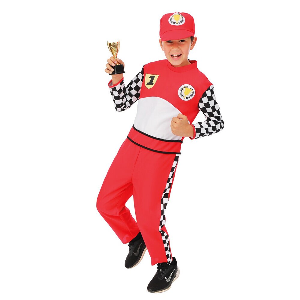 F1 Racepiloot Kostuum 5-6 jaar