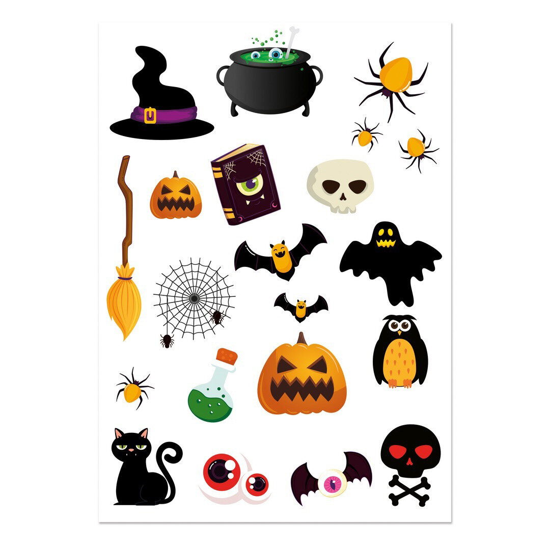 Halloween Neptattoos voor kinderen