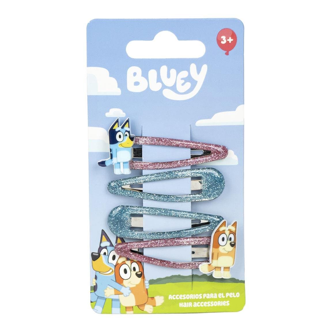 Bluey - Haarspelden 4 stuks