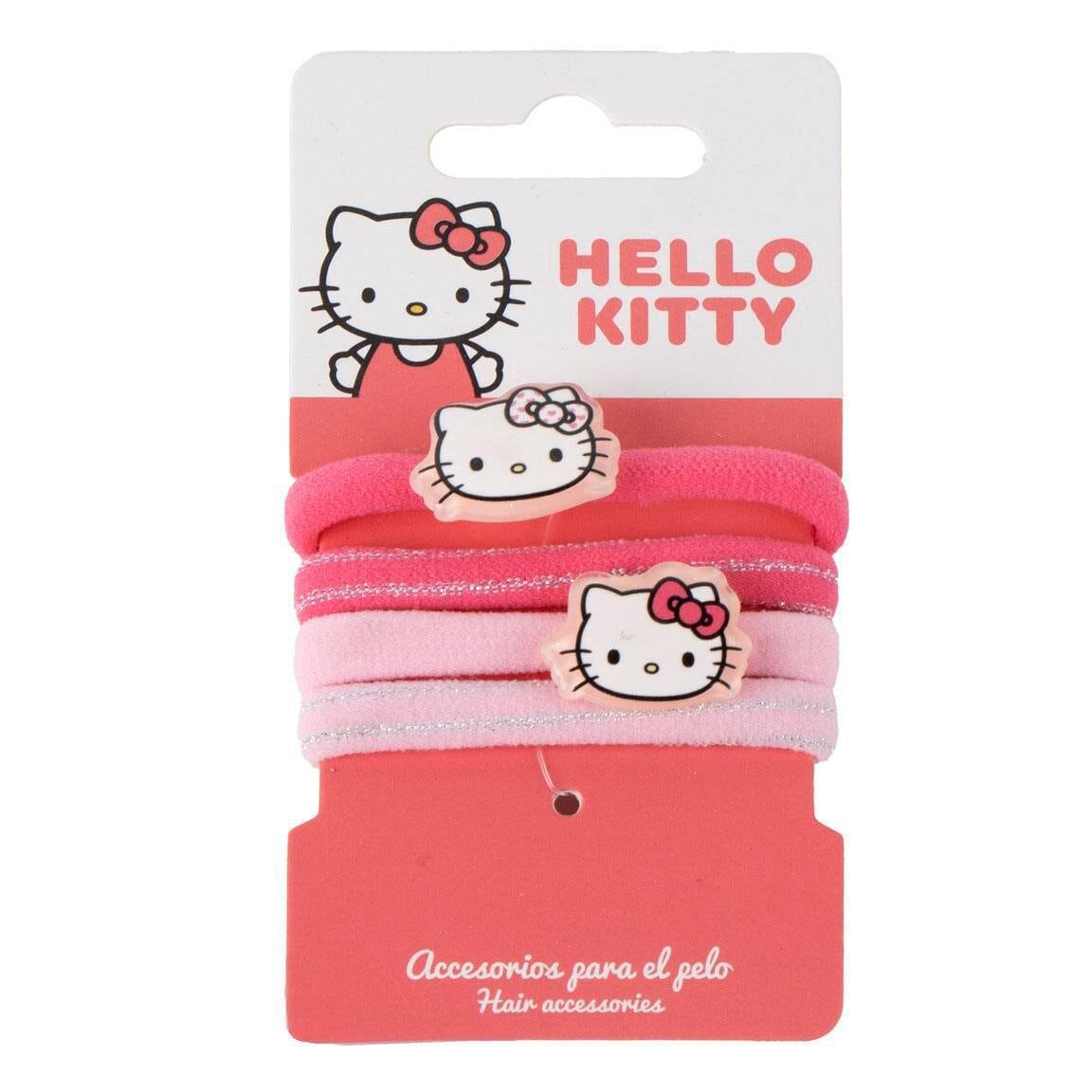 Hello Kitty Haarelastiekjes 4 stuks