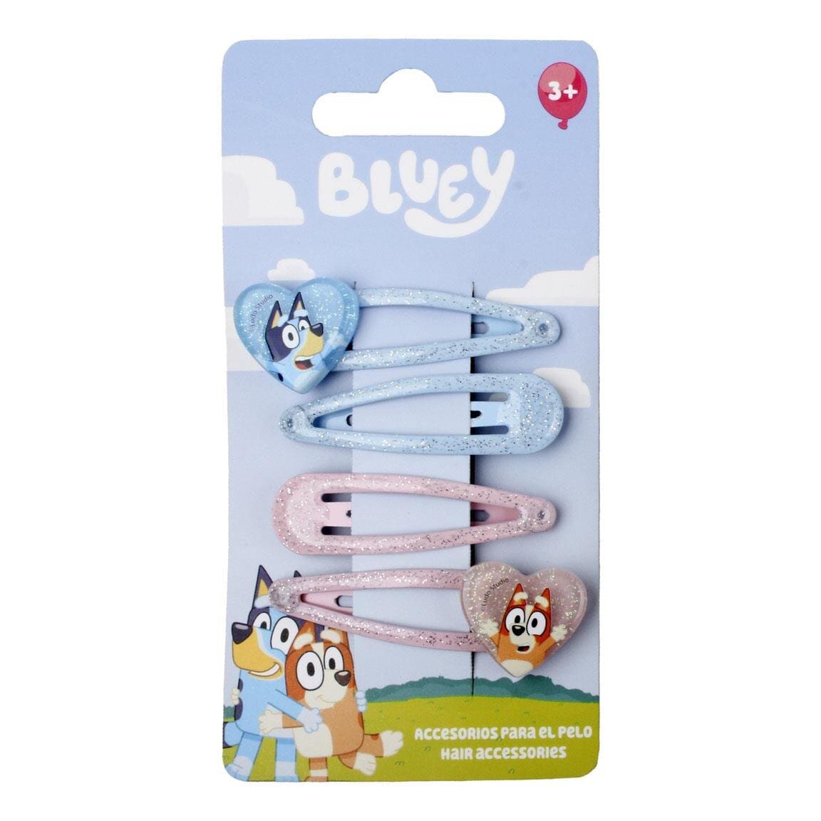 Bluey - Haarspelden 4 stuks
