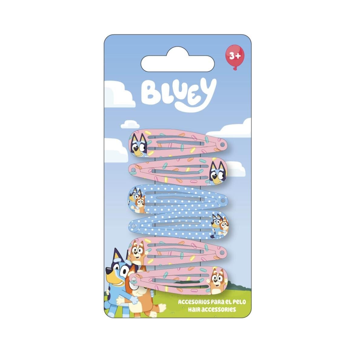 Bluey - Haarspelden 6 stuks