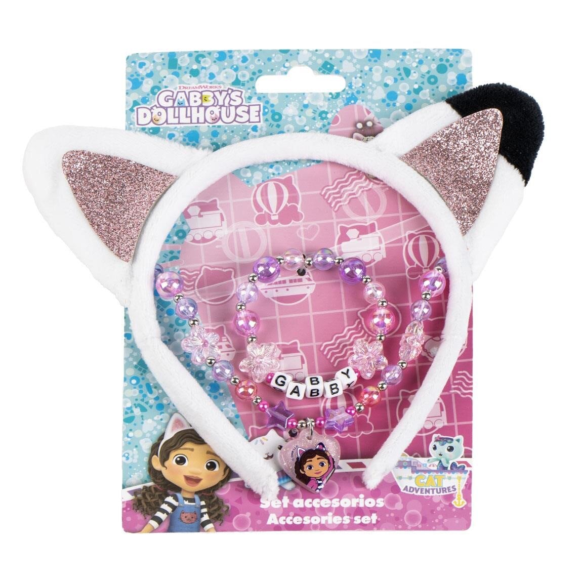 Gabby's Dollhouse Diadeem, Armband & Halsketting 3 stuks