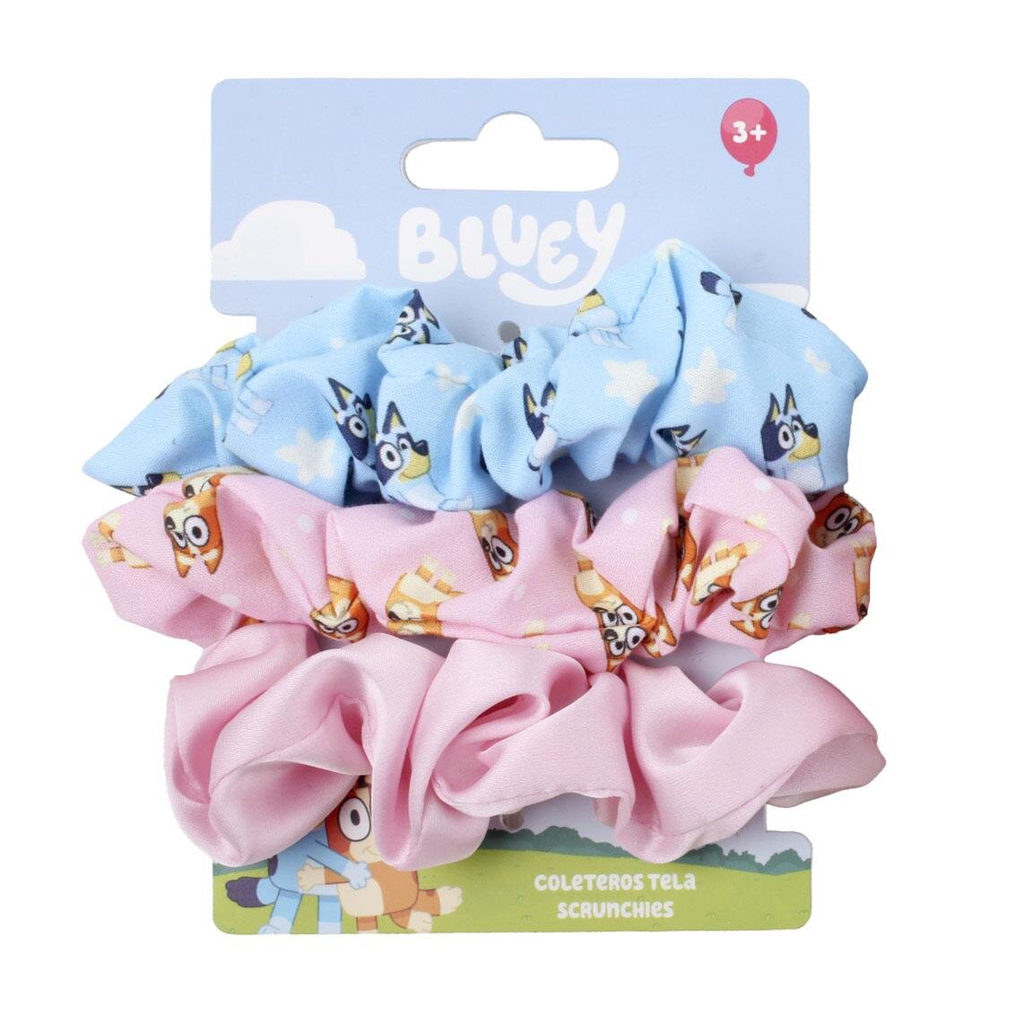 Bluey - Scrunchies 3 stuks