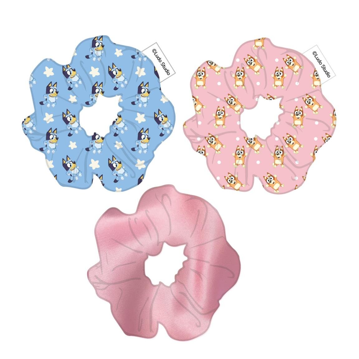 Bluey - Scrunchies 3 stuks