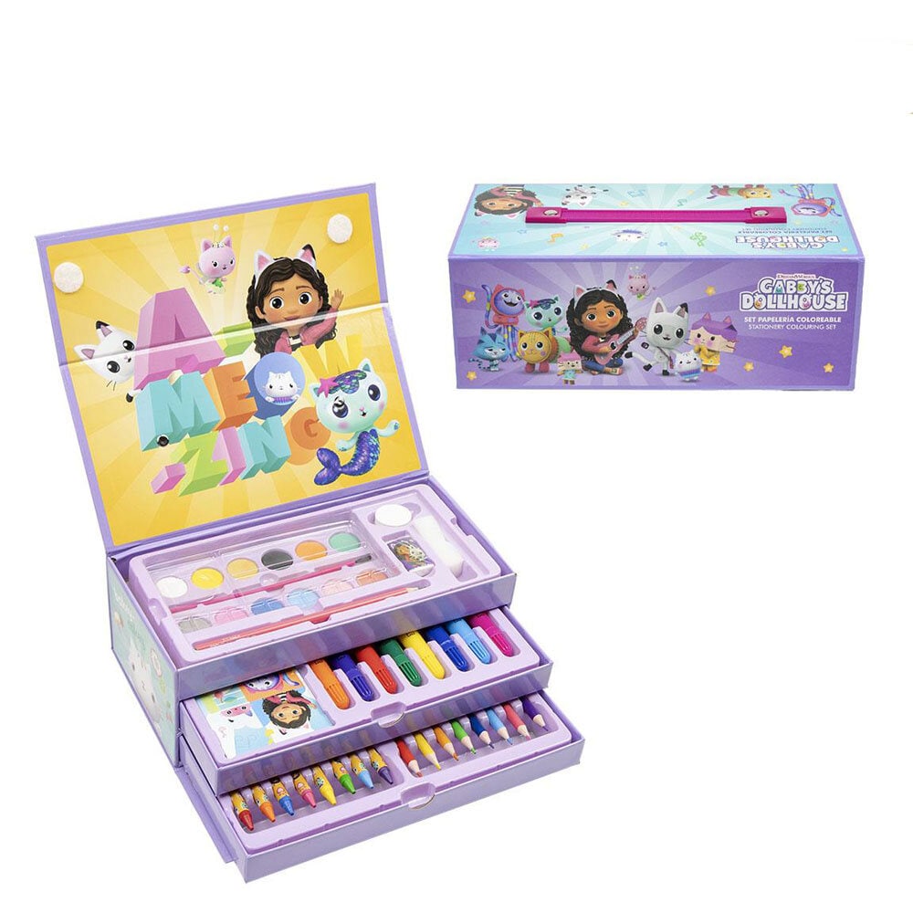 Gabby's Dollhouse - Tekenen & Schilderset