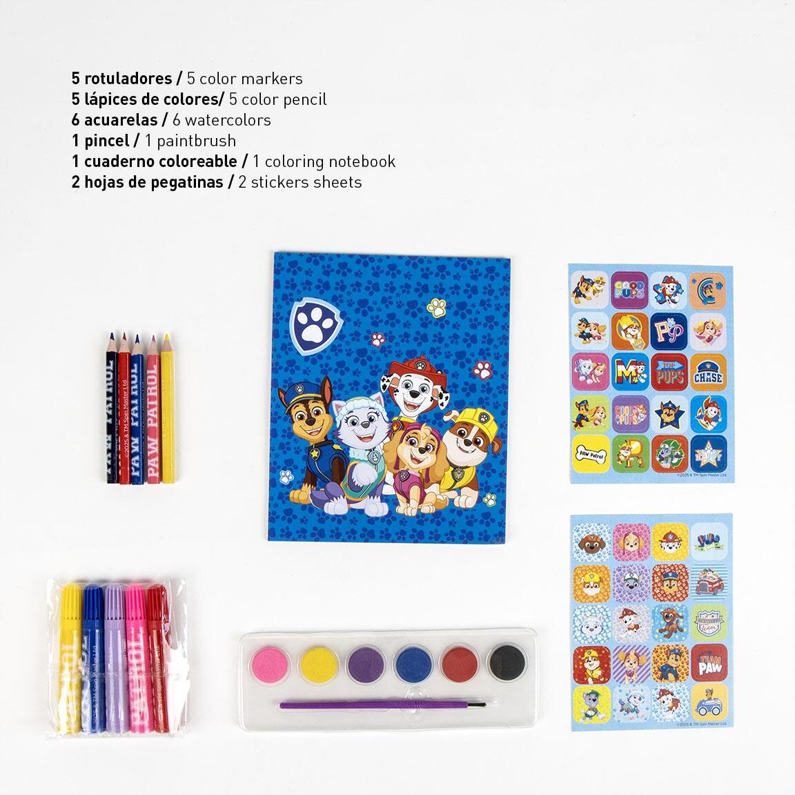 Paw Patrol - Creatieve rugzak met 15 knutselspulle