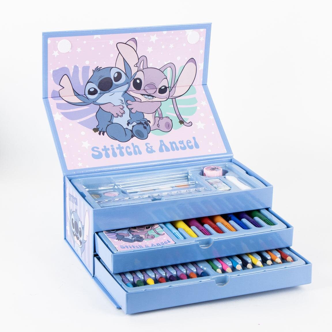Stitch & Angel Teken- & Schilderset