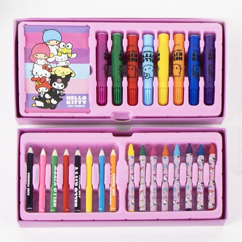 Hello Kitty - Teken- en Verfset