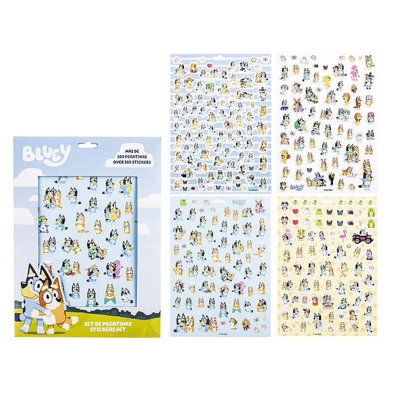 Bluey - Stickers 300 stuks