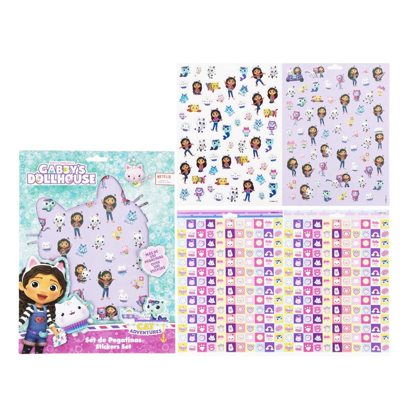 Gabby’s Dollhouse - Stickers 300 stuks