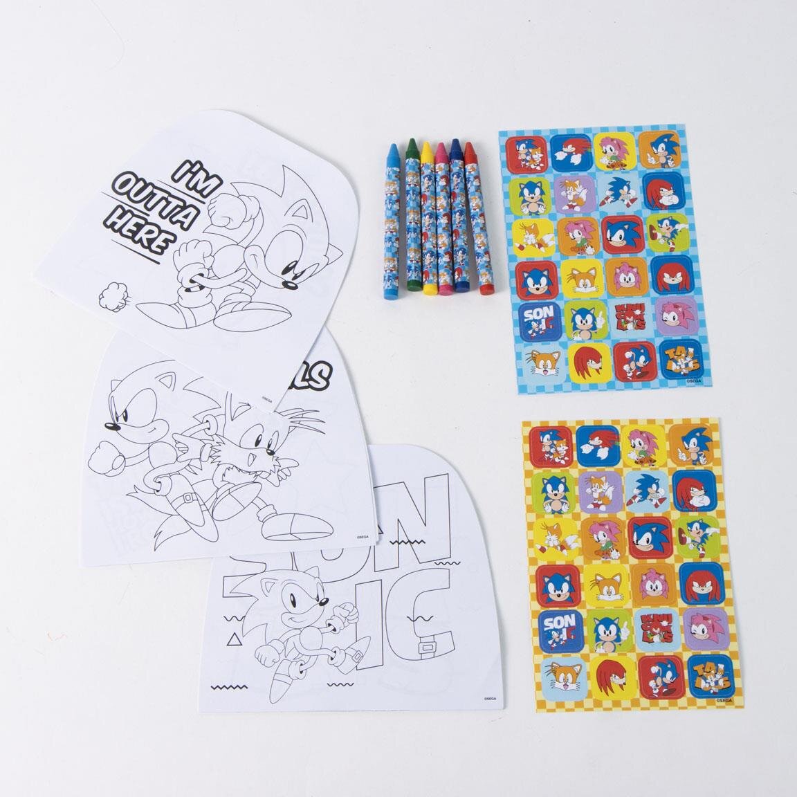Sonic Kleurset met stickers
