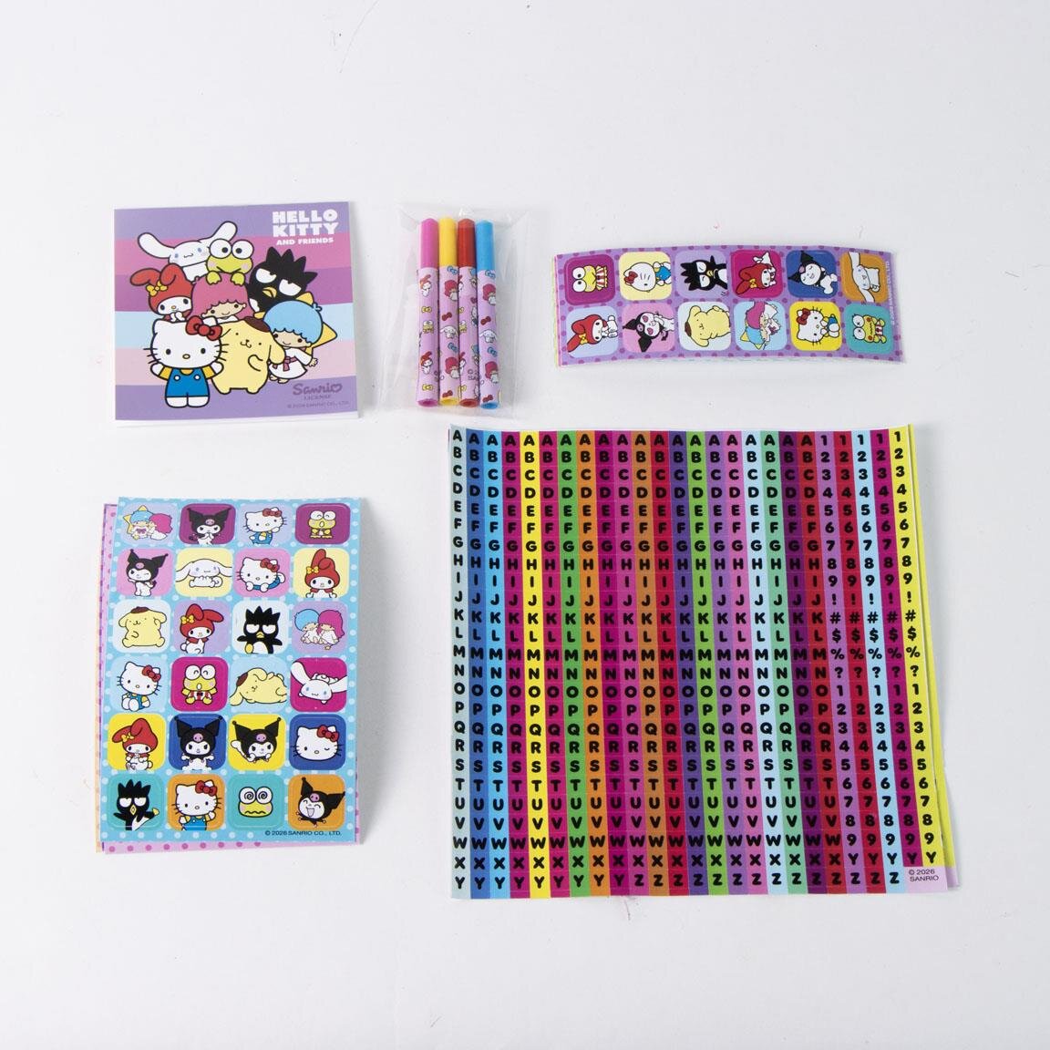 Hello Kitty Stickers & Kleurset 1000 stuks