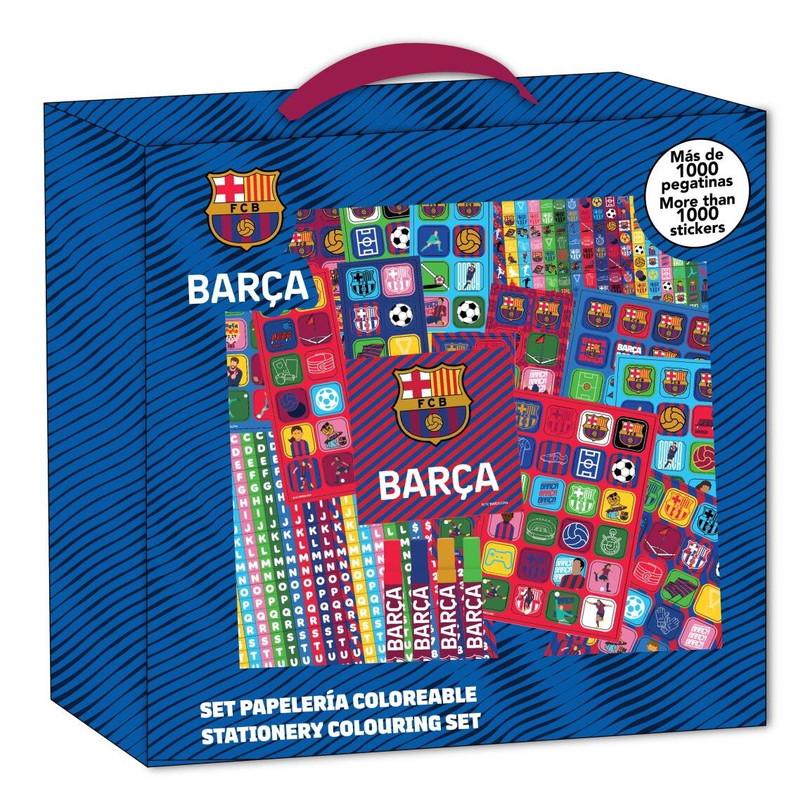 FC Barcelona Stickers & Kleurset 1000 stuks