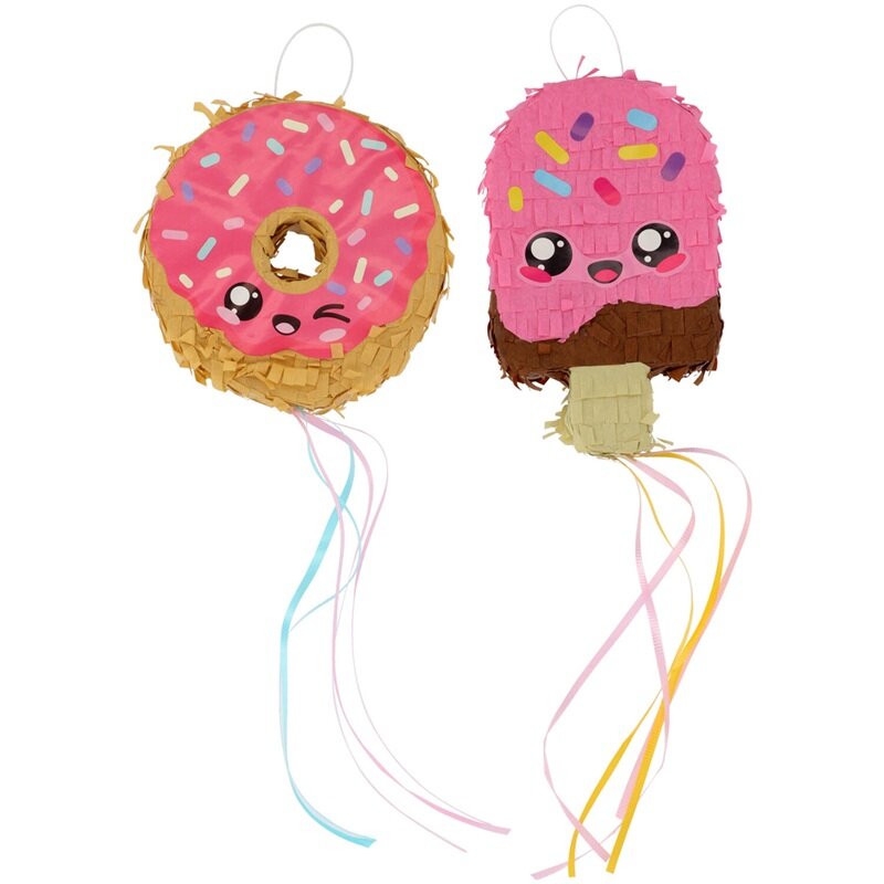 Mini Piñatas Kawaii Donut & IJsje