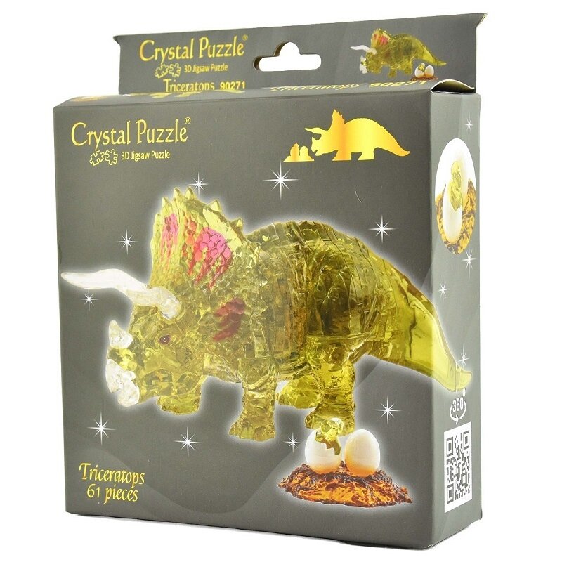 Crystal 3D Puzzel Triceratops