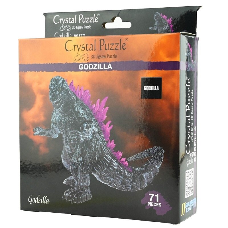 Crystal 3D Puzzel Godzilla