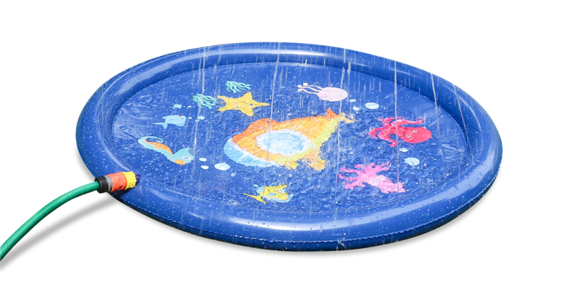Waterplasmat met Zeedierenmotief 1 Meter