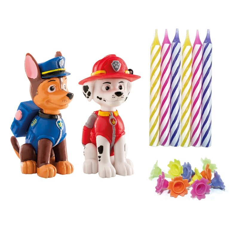 Paw Patrol Taartfiguren & Taartkaarsen