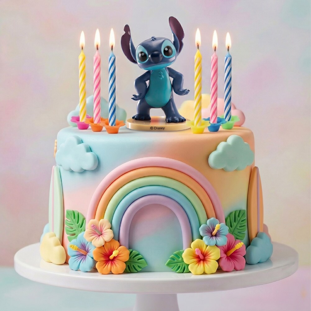 Stitch Taartfiguur & Taartkaarsen