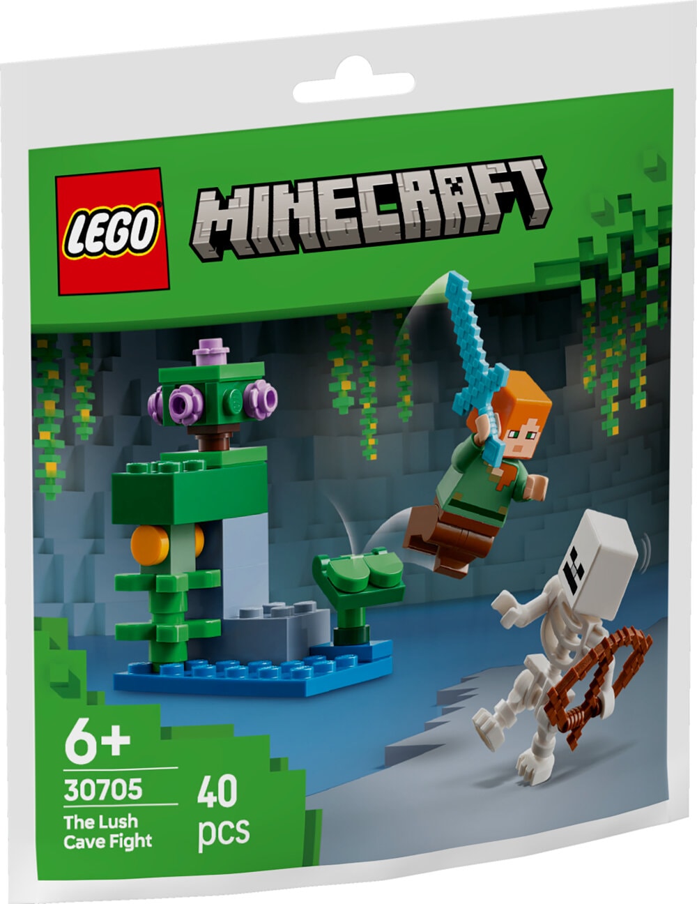 LEGO Minecraft - Duel bij de weelderige grot 6+